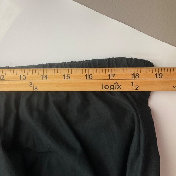 VTG Venezia Sz 18/20 Black Paisley Tiered Maxi Skirt Cotton Made India Boho - Picture 5 of 10